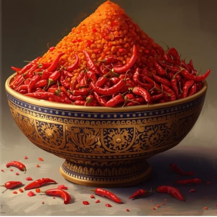 Chilli hybrid crushed/hybrid mirch dharla 200g